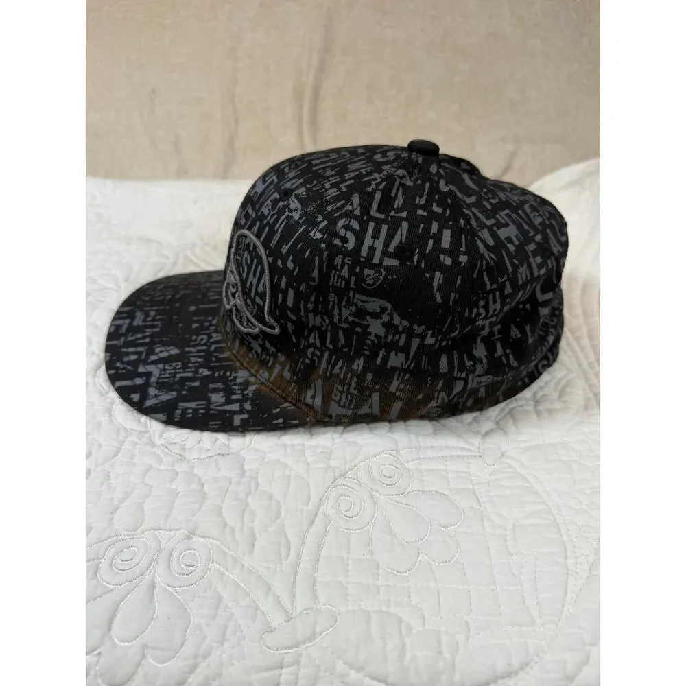 Metal Mulisha Black L XL Flexfit Fitted Cap Hat Motocross BMX Streetwear Logo